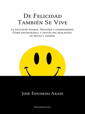 cover image of De felicidad también se vive